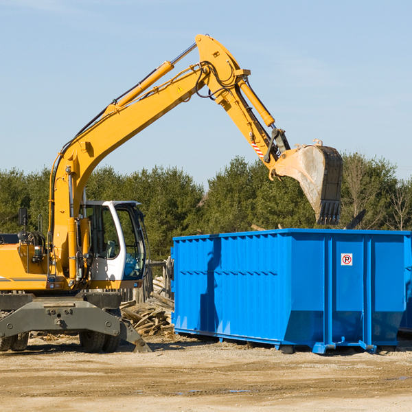 is there a minimum or maximum amount of waste i can put in a residential dumpster in Farmington MS